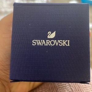 Empty ring and earring box of swarovski.